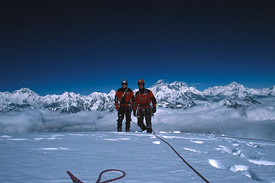 Po dolezen� na vrchol. 