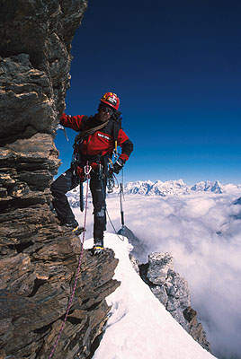 Zoban pod vrcholem h�ebene Tengi Ragi South. 