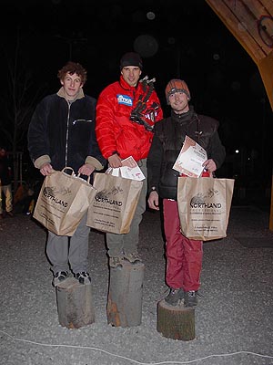 Stupne v�azov z�ava Marek Leitman, Dodo Kopold a Andy Kol�rik.