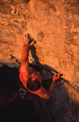 Martin Heuger, P�enica, 7a+, Blatnica.