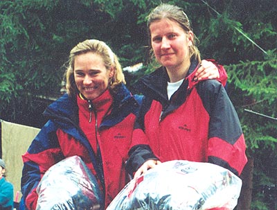 Be�ta (vpravo) s Janou Madajou.