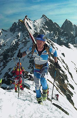 Du�an Trizna pod vrcholom Svi��ov�ho �t�tu.