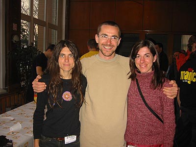 Sesty Vidalov� (v�avo Silvia) a Martin Mur�r. 