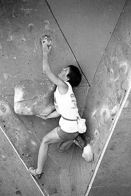 Katka �intalov� v 2. bouldri.