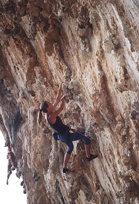 Ruth Michal�kov� lezie cestu Aphordite 7a.