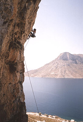 Oblas� Odyssey, cesta Itaca 6c+, lezie Ruth.