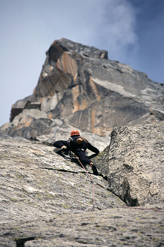 Je t´ai conquis je t´adore, 8-, Pointe Lepiney, Chamonixské ihly, Mont Blanc. Foto: Ivan Žila