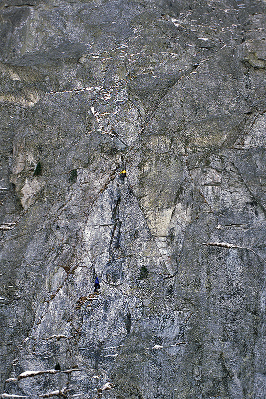 s Joom Santusom v Ceste cez pavka, Pust str, Vysok Tatry, 2002. Foto: Ivan ila