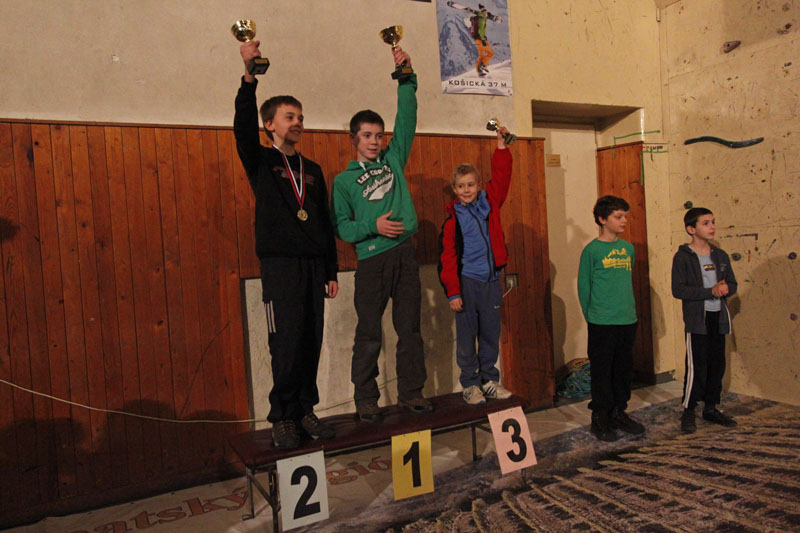Slovensk pohr A - 2. Michal Mikuinec, 1. Peter Kuric, 3. Tristan Skora, 4. Patrik Chomist, 7. Franko Kubin.