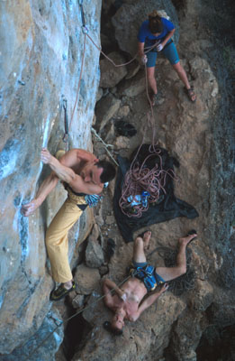 Ri�o Ny�ki v ceste Tongue Thaid 7a+