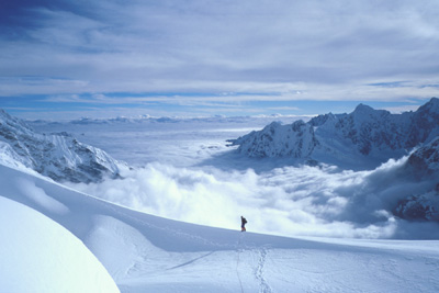 Ve�ern� pohoda ve v��ce 6200 m. 