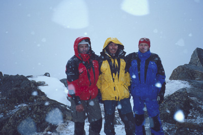 T�� mu�ket��i. Zleva Radek Jaro�, Martin Mina��k a Zdenek Hrub�.