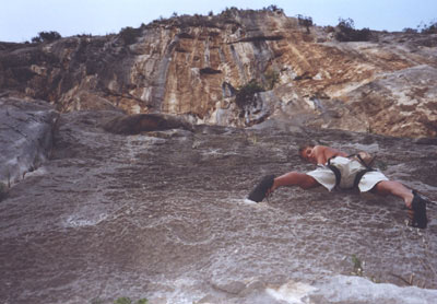 Platna �Planovo�, lezie Juraj Hajdu��k.