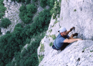 �uro Ondri�ka v ceste Velebita�ki smer na Ani�i kuk.