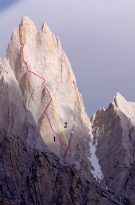Z stena, Aguja Saint Exupery.