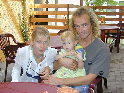 Z�ava Ma�a Pol��kov�, dc�ra Nat�lia a Patrick Edlinger.