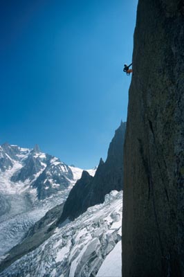 Dodo Kopold, cesta Amazonia 6b, Aiguille du Roc. 
